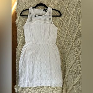 Banana Republic Sleeveless White Mini Dress - Size 2